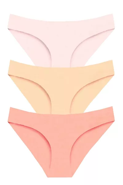  سروال بكيني ليزر نسائي بدون خياطة حزمة 