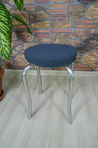 4 Stool Covers, Checkered Thick Fabric