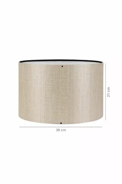 Бежов Практичен Абажур за Подова Лампа 