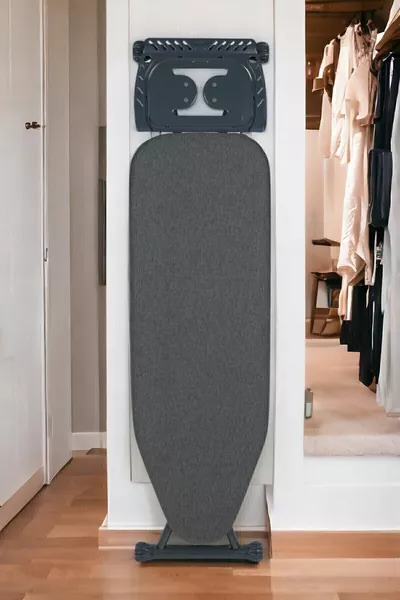 Силвия Сгъваема ютия с плат от специален тъкан текстил, антрацит