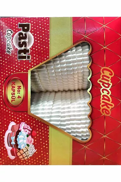 Cup Cake N.4 Bianco  Pezzi ()cm