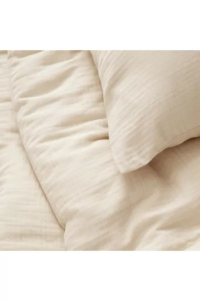 Bürümcük Muslin Baby Bedding Set  cm % Organic Cotton  cm Mattress Height (CAPPUCCINO)