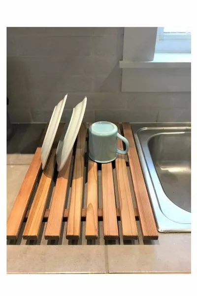 Ahşap Bulaşıklık Mutfak Tabaklık Bulaşıklık 