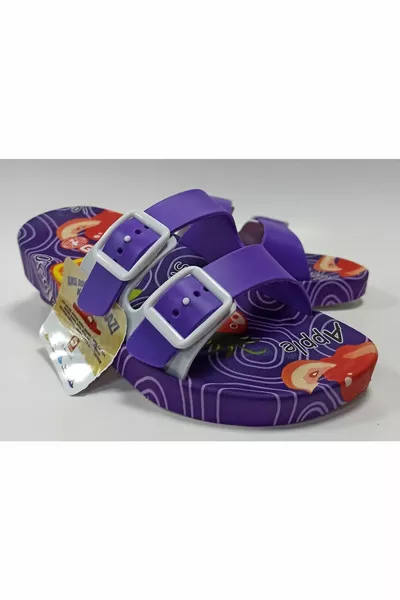 الأرجواني التشريحي عدم الانزلاق البلاستيك تجمع النساء البحر شاطئ البيت والنعال الشارع