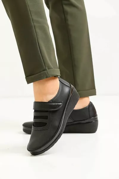 نسائي أسود أحذية العظام عارضة أمي الباليه أحذية مسطحة أمي عارضة ضوء أحذية كلاسيكية 