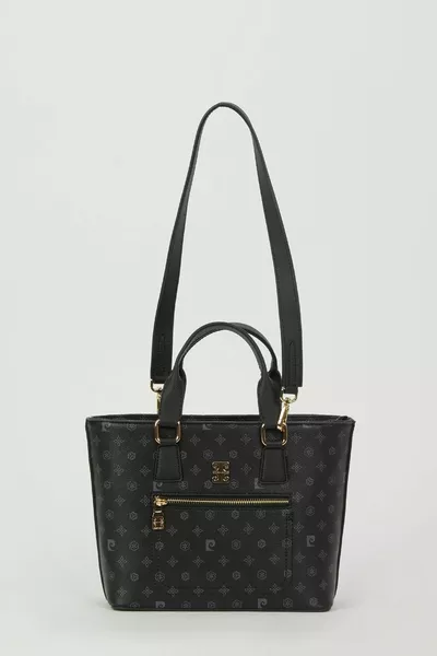 حقيبة بأكمام طويلة نسائية بحزام طويل أسود 