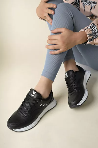 Zwarte Dames Sneaker Casual Schoenen