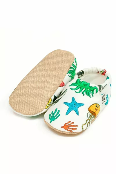 Non-Slip Sole Sea Animals Baby Booties, House Boots Slippers Nursery Shoes Panduf