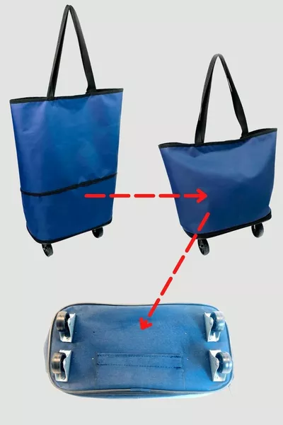 Carrello della spesa Borsa della spesa Borsa multiuso Carrello del mercato del mercato con ruote