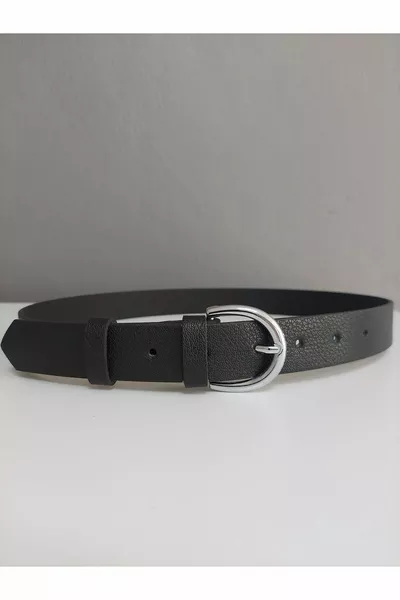 Doppia cintura marrone chiaro nero