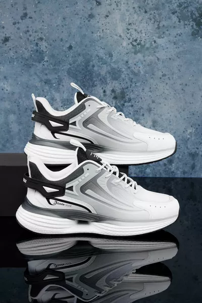 DS Enigma Wit Zwart Heren Sneakers