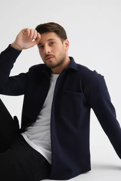 قميص شتوي عادي للرجال