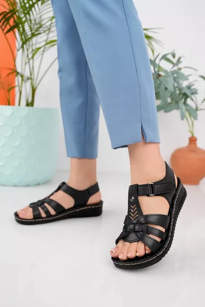 Muggowomen's Guaranteed Casual Orthopedic Non-Slip Sole Comfort Casual Sandals