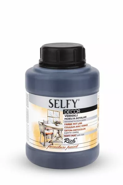 Боя за мебели Selfy Decor Vernikli  Cc  Антрацит