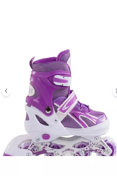 Pattini per bambini con 4 ruote regolabili e luci HSERI