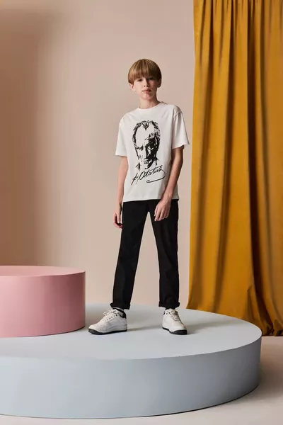 Boys' Black Gabardine Pants sm
