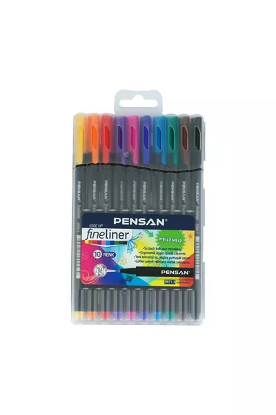  Fineliner 0.4 mm Felt Tip Pen  Color Set in Plastic Case