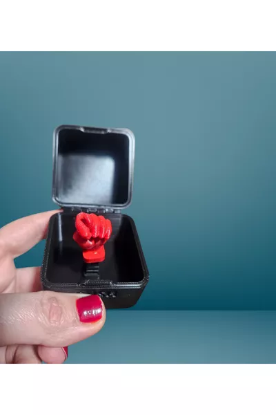 Nah Черная Сюрприз Коробка – Коробка Шуток и Юмора – Забавный Подарок, Крышка Открывается Ручкой