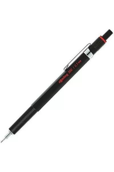  Универсальных карандашей с грифелем 0,7 мм, черные