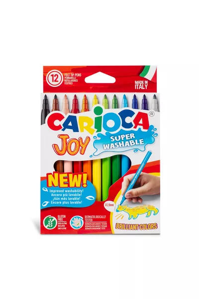 Joy Super Washable Felt Tip Markers -Pack