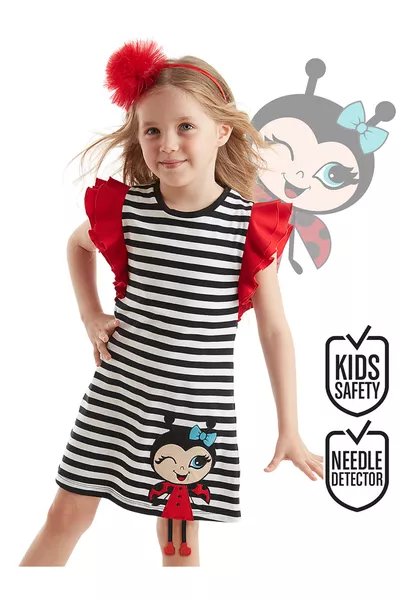 Robe rayée pour fille Uğurlu