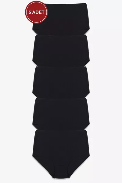 Women's 5-Pack Ribbed Extra High-Waist Panties