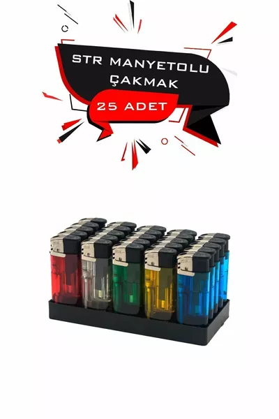 STR Manyetolu Platinli Çakmak  Adet
