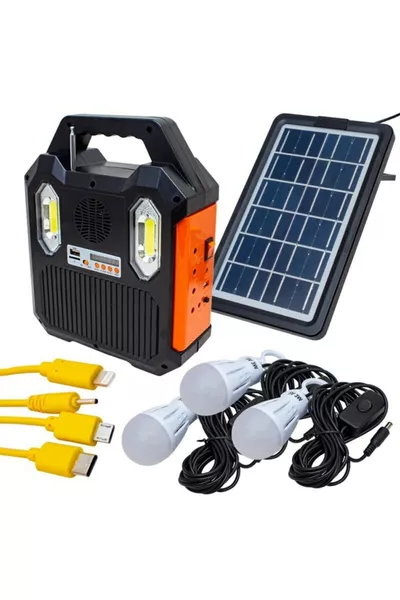 Супер солнечная панель  радио фонарь с подсветкой для кемпинга  с красным соусом