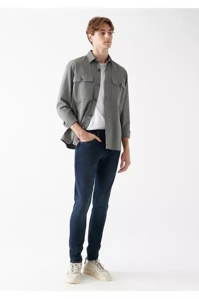 سروال جينز توك سيريز ليو بلاك  إس فينتاج 