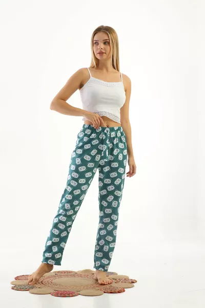 Women's Character Printed Thermal Pajama Bottoms