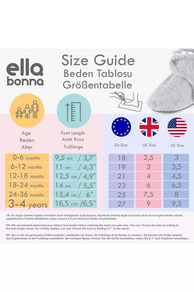 Rutschfeste Sohle, mit organischem Baumwollfutter, Ella Bonna Basic Beige Hausschuhe