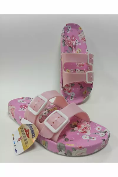 Анатомични подметки против приплъзване, регулируеми дамски чехли с двойна катарама