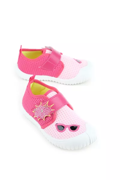 Summer Linen Girls' Adjustable Shoes