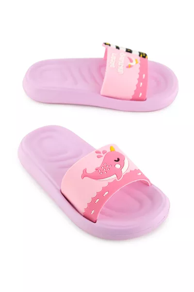 Yazlık Kız Çocuk Eva Banyo Havuz Plaj Terlik