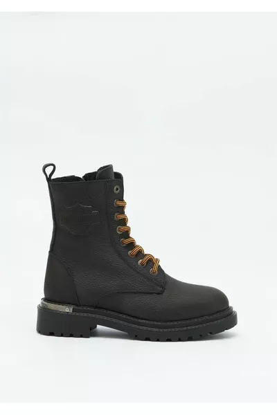 حذاء نسائي أسود من نوع Dsc Rebel بسحاب ورباط