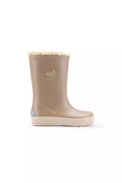 Splash DK Borreguito Elmwood-Beige Rain Boot 