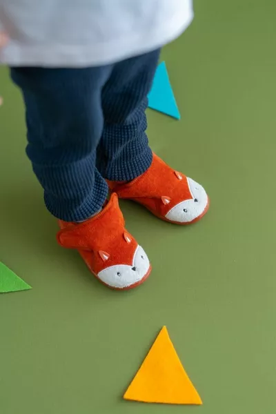 Fox Velcro Slippers