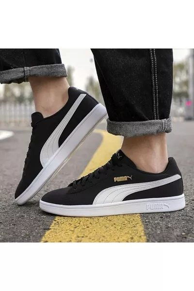 Smash Buck  Men's Casual Sports Shoes - Black - 