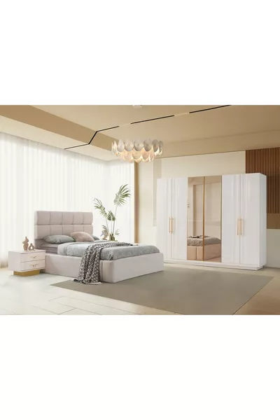 غرفة نوم مونتانا % مصنوعة من MDF | التوصيل والتركيب مجانًا