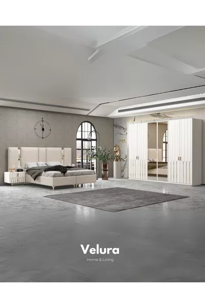 Destan Yatak Odası Takımı (Dolap + Şifonyer + Komodin + Karyola)