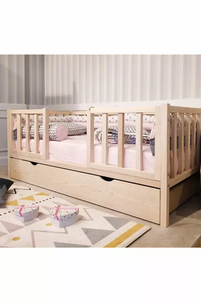 Selfgen Natur-Montessori-Baby- und Kinderbett