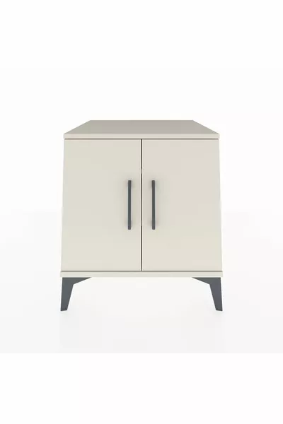 خزانة جانبية كرونوس بدرجين وغطائين من حجر القمر - حجر القمر