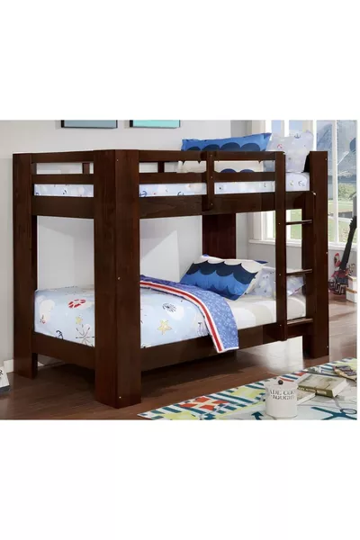 سرير خشبي بطابقين من الخشب، منتج عالي الجودة، الأسرة غير مشمولة في السعر