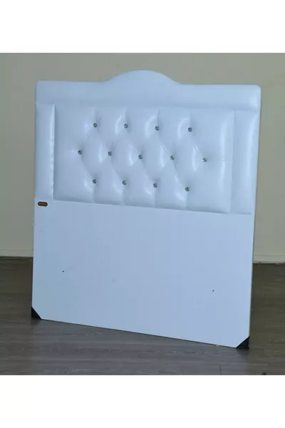 عنوان  لِك  جلد صناعي أبيض مبطن سميك موديل مصنوع يدويًا