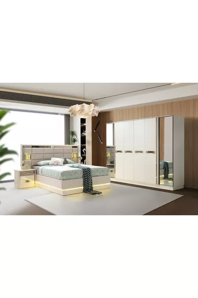 DELÜX MDF BAZALI YATAK ODASI