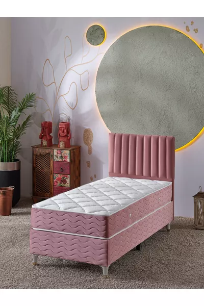 Набор Ezgi для одной кровати 3 в 1: матрас + основание + изголовье