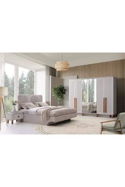 MADRİD MDF GEBASEERD SLAAPKAMERSET