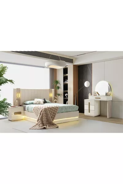 طقم غرفة نوم زيـن مصنوع من MDF