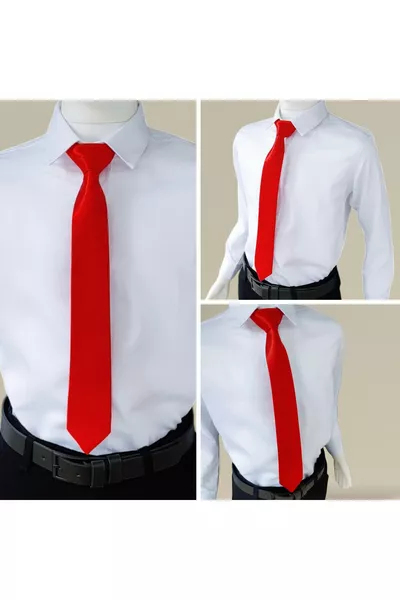 Cravate pour enfant rouge  ans