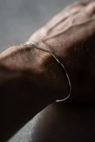 Thin Italian Model Men and Women Steel Snake Chain Bracelet